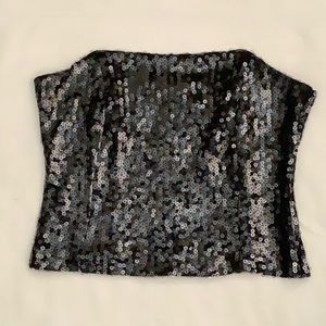 Akris Sequin Tube Top